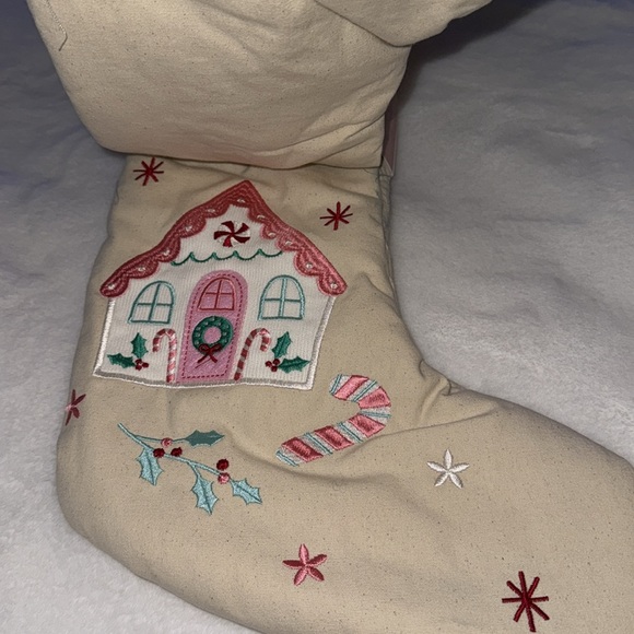 Cupcakes and cashmere Christmas whimsical Wonderland set of two stockings - Picture 3 of 14